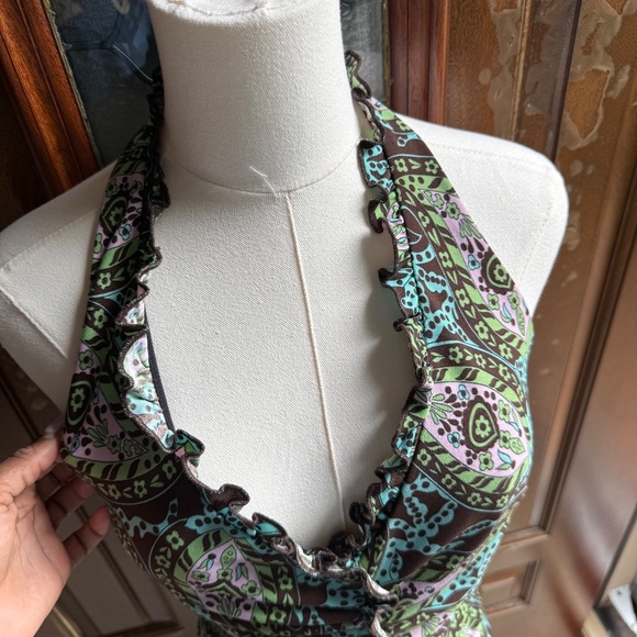 BCBG Halter Midi Dress - Picture 3 of 4